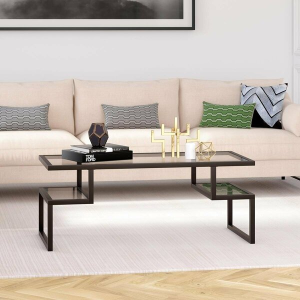 Henn & Hart Zander Blackened Bronze Coffee Table CT0191